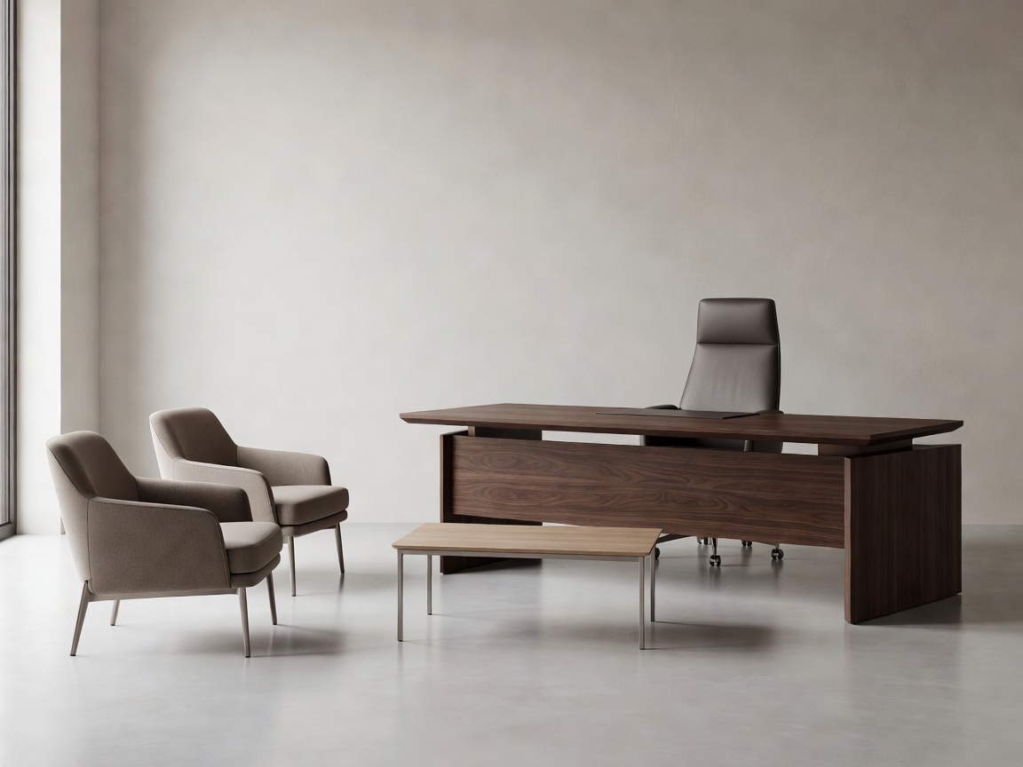 Executive Room showcasing a modern desk and lounge seating
