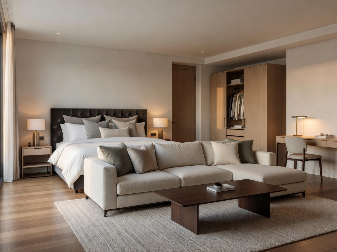 Junior Suite with a combined bedroom and living space